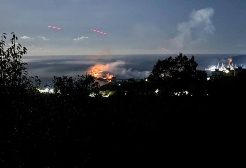 Un atac cu drone al ucrainenilor a stîrnit un incendiu la un depozit de petrol din regiunea Volgograd a Rusiei