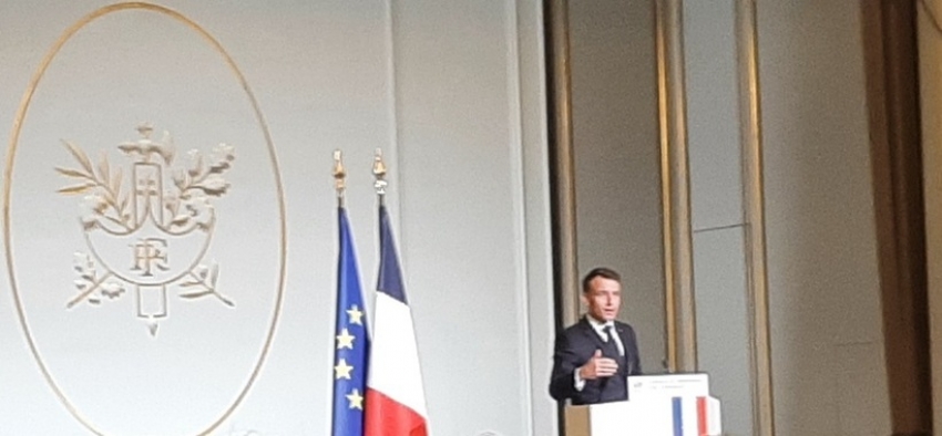 Macron acuză o adevărată tentaţie de împărţire a lumii între marile puteri Macron acuză o adevărată tentaţie de împărţire a lumii între marile puteri