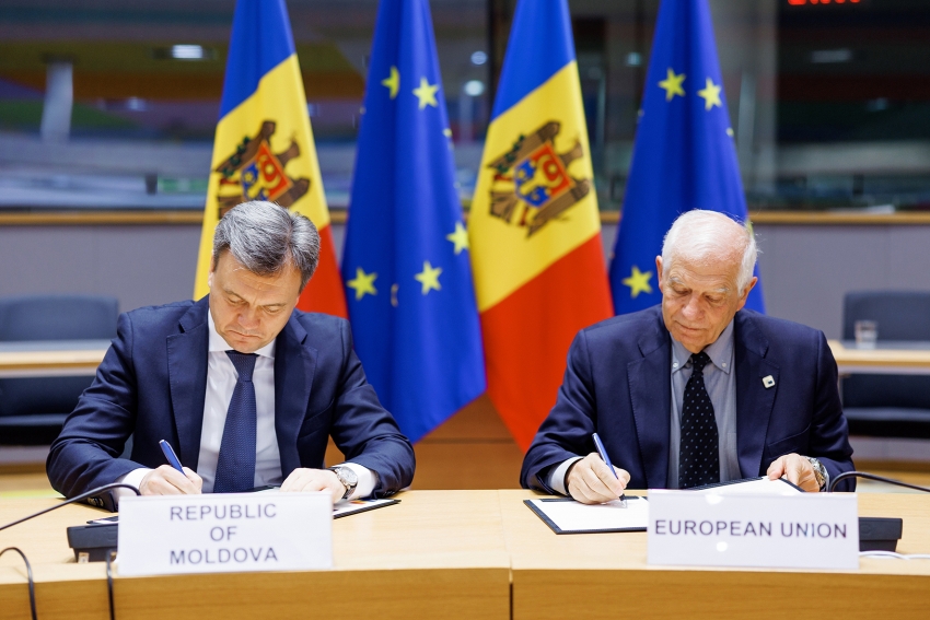 A FOST SEMNAT PARTENERIATUL PENTRU SECURITATE ȘI APĂRARE DINTRE R. MOLDOVA ȘI UE