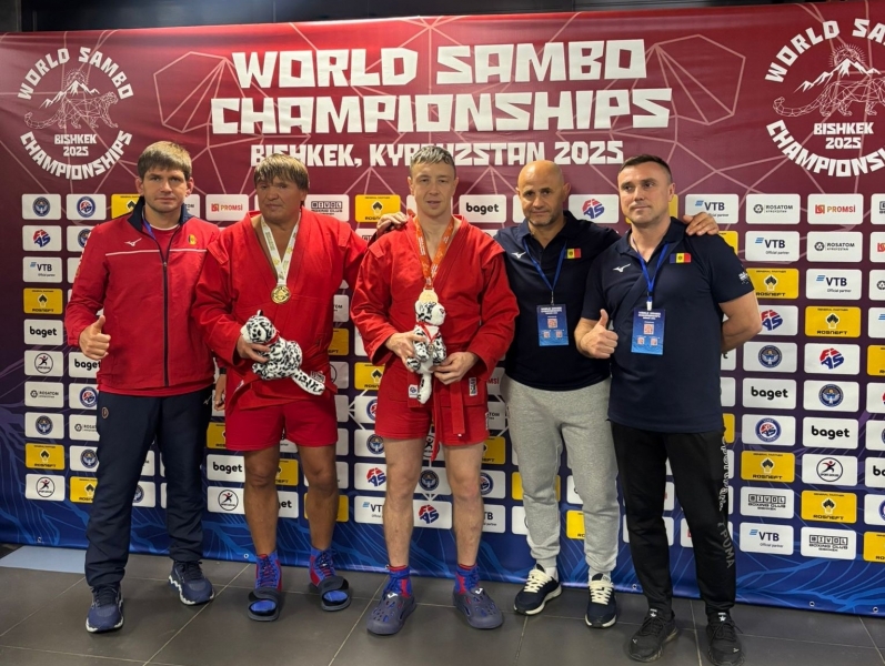 OLEG CREȚUL, CAMPION MONDIAL DE PARA SAMBO
