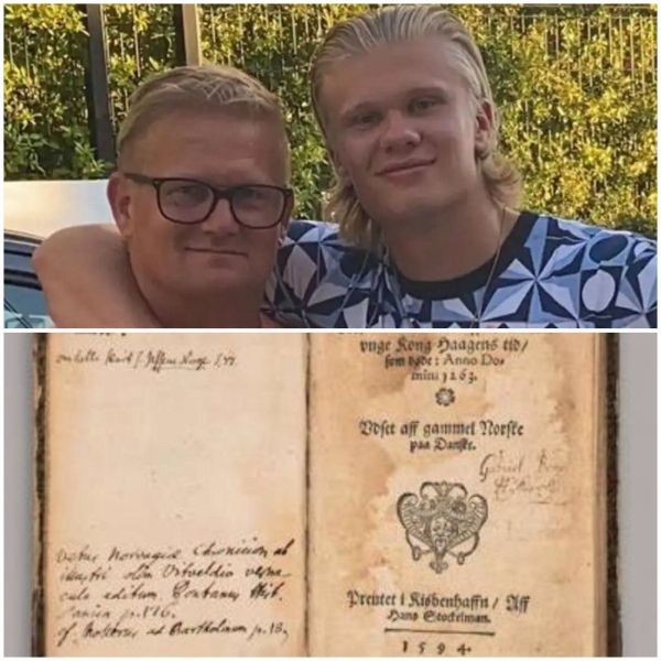 HAALAND A CUMPĂRAT O CARTE RARĂ PE CARE A DONAT-O BIBLIOTECII DIN ORAȘUL ÎN CARE A COPILĂRIT HAALAND A CUMPĂRAT O CARTE RARĂ PE CARE A DONAT-O BIBLIOTECII DIN ORAȘUL ÎN CARE A COPILĂRIT