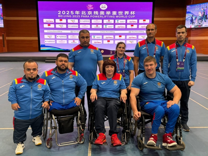 LOTUL NAȚIONAL DE PARA POWERLIFTING A OBȚINUT MEDALII LA CUPA MONDIALĂ
