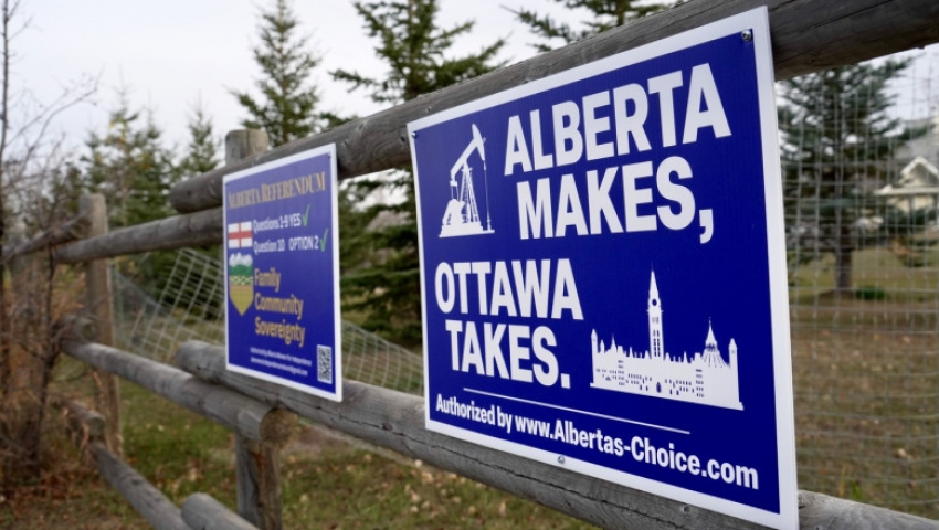 Provincia Alberta, bogată în petrol, respinge separarea de Canada