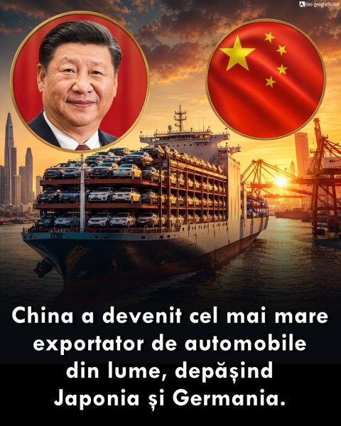 CHINA, CEL MAI MARE EXPORTATOR DE AUTOMOBILE DIN LUME