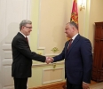 IGOR DODON A AVUT O INTREVEDERE CU AMBASADORUL REPUBLICII CEHE IN REPUBLICA MOLDOVA, ZDENEK KREJCI