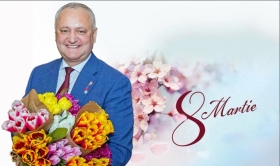 MESAJ DE FELICITARE AL PRESEDINTELUI IGOR DODON CU PRILEJUL ZILEI INTERNATIONALE A FEMEII MESAJ DE FELICITARE AL PRESEDINTELUI IGOR DODON CU PRILEJUL ZILEI INTERNATIONALE A FEMEII