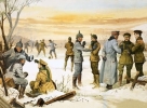 Armistitiul de Crăciun din Primul Razboi Mondial: deasupra transeelor s-au ridicat brazi, iar soldatii britanici si germani au schimbat ciocolata si tigari
