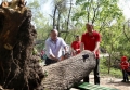 IGOR DODON, PRESEDINTELE REPUBLICII MOLDOVA A PARTICIPAT LA ACTIUNILE DE AMENAJARE A TERITORIULUI