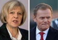 BREXIT: MAY REGRETA REFUZUL LUI TUSK DE A OFERI GARANTII