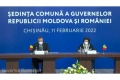 LA CHISINAU A INCEPUT SEDINTA COMUNA A GUVERNELOR DIN ROMANIA SI REPUBLICA MOLDOVA