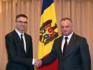 IGOR DODON A AVUT O INTREVEDERE CU MINISTRUL AFACERILOR EXTERNE AL ESTONIEI, SVEN MIKSER