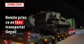 Un ”biet șofer român” a fost oprit în Germania deoarece transporta ilegal, ”ca omul normal”, un amărît de tanc