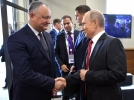 IGOR DODON A AVUT O INTREVEDERE CU VLADIMIR PUTIN IN CADRUL FORUMULUI ECONOMIC DIN SANKT PETERSBURG