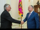 PRESEDINTELE REPUBLICII MOLDOVA A AVUT O INTREVEDERE CU AMBASADORUL UNGARIEI