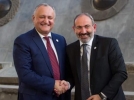 IGOR DODON L-A FELICITAT PE NIKOL PASINIAN CU OCAZIA VICTORIEI CONVINGATOARE LA ALEGERILE PARLAMENTARE ANTICIPATE DIN ARMENIA