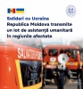 R. MOLDOVA TRANSMITE UN LOT DE ASISTENȚĂ UMANITARĂ ÎN UCRAINA