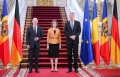 DECLARAȚIA DE PRESĂ A PREȘEDINTEI MAIA SANDU DUPĂ ÎNTREVEDEREA CU PREȘEDINTELE ROMÂNIEI, KLAUS IOHANNIS, ȘI CU CANCELARUL FEDERAL AL GERMANIEI, OLAF SCHOLZ