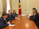 IGOR DODON, PRESEDINTELE REPUBLICII MOLDOVA A AVUT O INTREVEDERE CU PIRKKA TAPIOLA, SEFUL MISIUNII UE LA CHISINAU