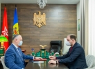 IGOR DODON A DISCUTAT CU ION CEBAN DESPRE MASURILE DE COMBATERE A PANDEMIEI SI PROIECTELE IN DERULARE DIN CHISINAU