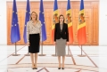 PRESEDINTA MAIA SANDU A AVUT O DISCUTIE CU PRESEDINTA PARLAMENTULUI EUROPEAN, ROBERTA METSOLA