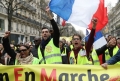 O nou manifestatie a „vestelor galbene” in Franta. O femeie ranita grav si 31 de arestari