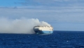 O nava plina cu masini de lux a luat foc si pluteste in deriva in Atlantic