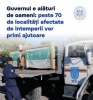 74 DE LOCALITĂȚI AFECTATE DE INTEMPERII VOR PRIMI AJUTOR