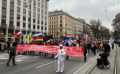 Simbata, la doua zile dupa blocarea aderarii Romaniei la Schengen, la Viena, s-a defilat cu steagul Rusiei Simbata, la doua zile dupa blocarea aderarii Romaniei la Schengen, la Viena, s-a defilat cu steagul Rusiei