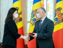 IGOR DODON A INMINAT INALTE DISTINCTII DE STAT MAI MULTOR ANGAJATI AI SISTEMULUI DE SANATATE