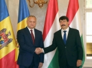 IN CADRUL VIZITEI DE LUCRU LA BUDAPESTA, IGOR DODON A AVUT O INTREVEDERE CU PRESEDINTELE UNGARIEI, JANOS ADER