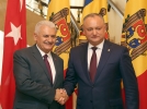 IGOR DODON A AVUT O INTREVEDERE CU PRIM-MINISTRUL REPUBLICII TURCIA