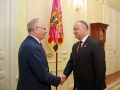 IGOR DODON A AVUT O INTREVEDERE CU AMBASADORUL FEDERATIEI RUSE IN REPUBLICA MOLDOVA, FARIT MUHAMETSIN