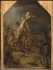 Considerata multa vreme o copie, o schita in ulei a fost atribuita lui Rembrandt