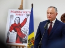 IGOR DODON A PARTICIPAT LA INAUGURAREA EXPOZITIEI PLACARDELOR DIN PERIOADA MARELUI RAZBOI PENTRU APARAREA PATRIEI