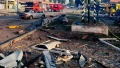 BOMBĂ DE 500 DE KG LANSATĂ DE RUȘI ASUPRA UNEI PIEȚE DIN DOBROPILLIA
