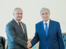PRESEDINTELE REPUBLICII MOLDOVA A AVUT O INTREVEDERE CU PRESEDINTELE REPUBLICII KAZAHSTAN