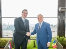 PRESEDINTELE IGOR DODON A ADRESAT UN MESAJ DE FELICITARE PRESEDINTELUI REPUBLICII SERBIA, ALEKSANDAR VUCIC