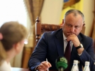 IGOR DODON, PRESEDINTELE REPUBLICII MOLDOVA A PRIMIT CETATENI IN AUDIENTA