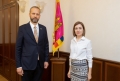 PRESEDINTA MAIA SANDU A DISCUTAT CU AMBASADORUL UE IN REPUBLICA MOLDOVA, JANIS MAZEIKS