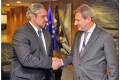MINISTRUL DE EXTERNE ANDREI GALBUR S-A INTILNIT CU COMISARUL EUROPEAN JOHANNES HAHN